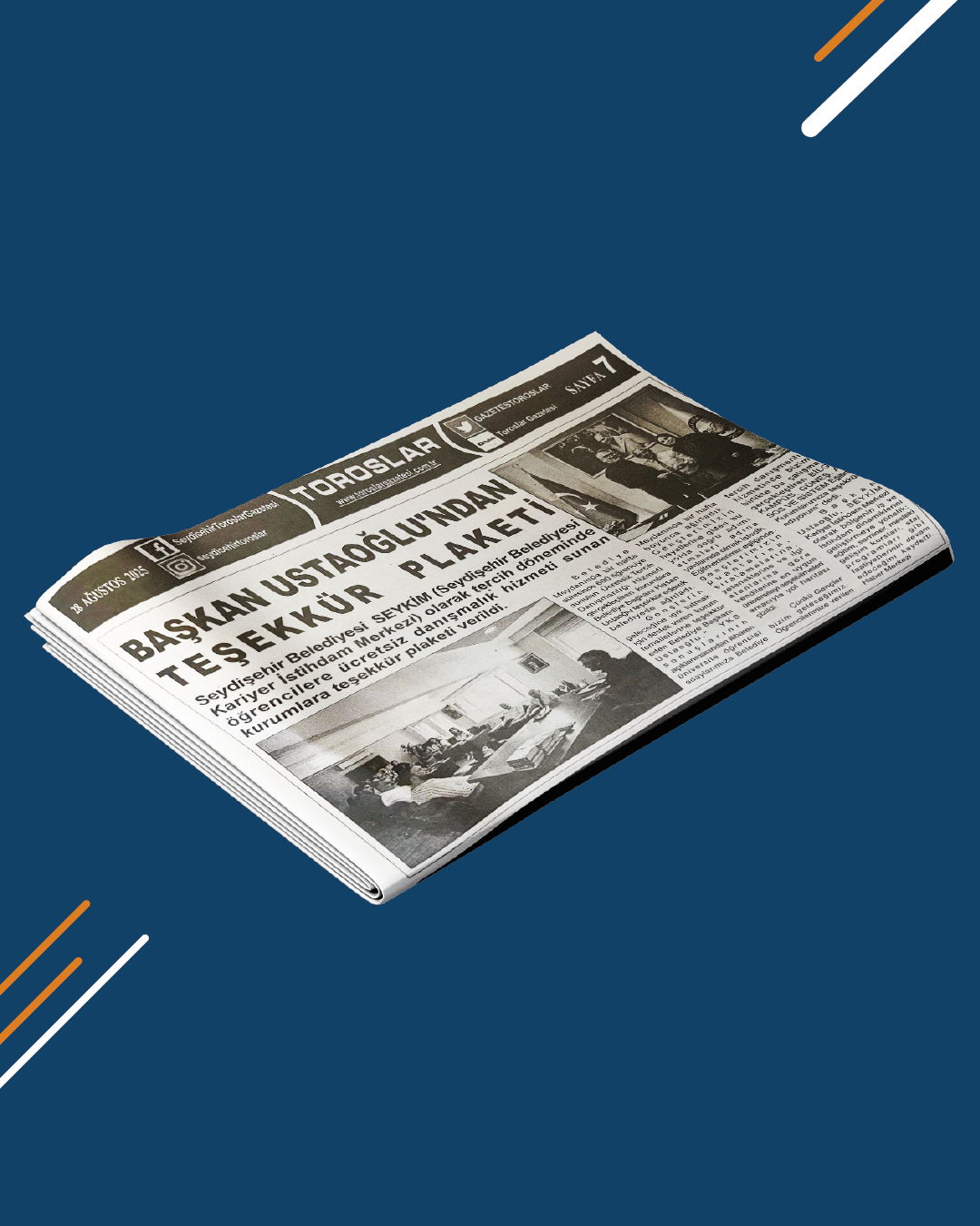 Seydişehir Toroslar Gazetesinde Yer Aldık